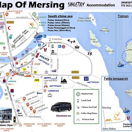 Singvillage Holiday House Mersing Luaran gambar